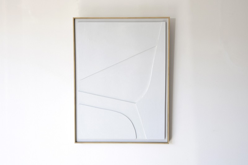 WHITE RELIEF PAINTING N.1