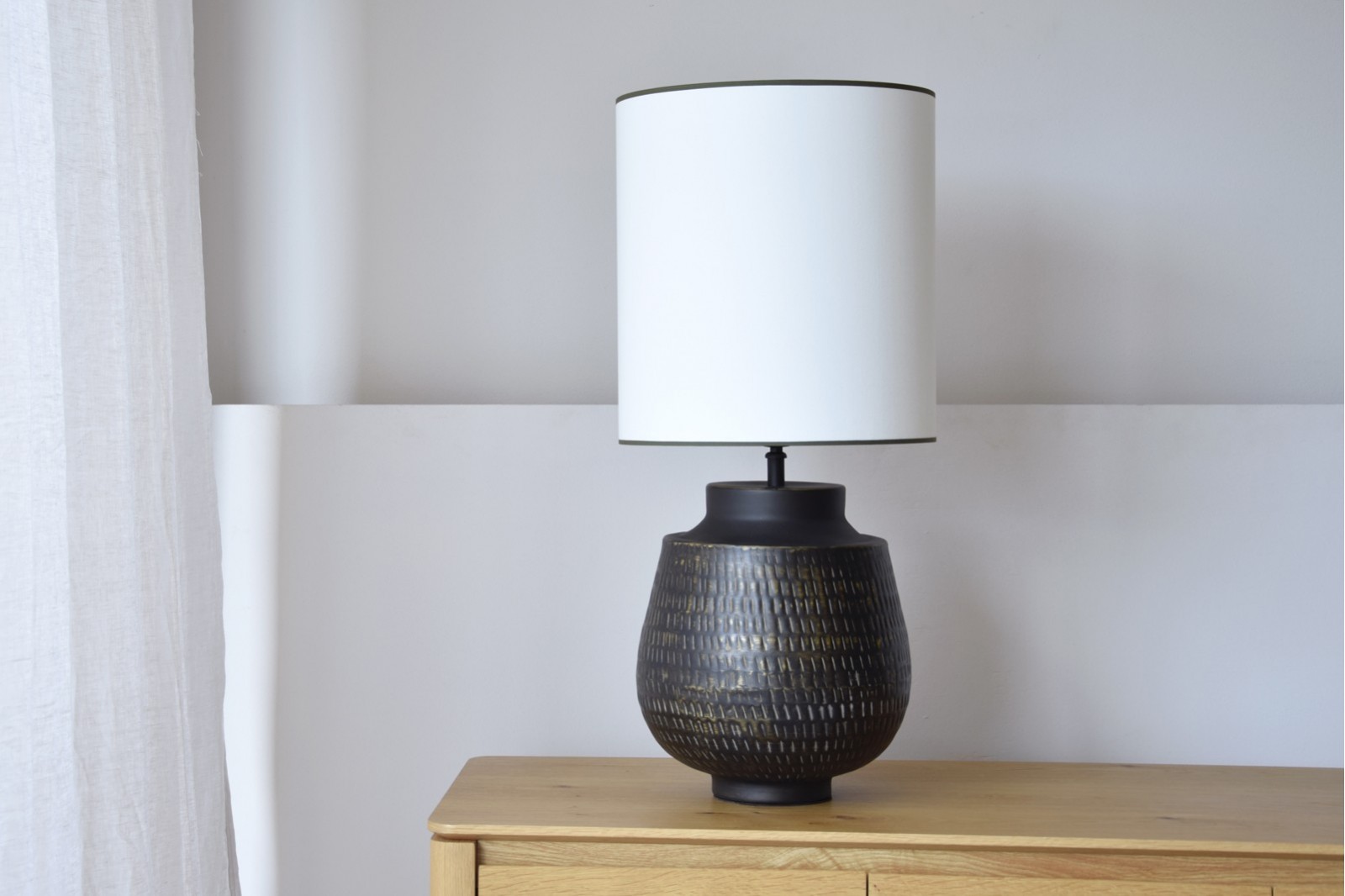 METAL TABLE LAMP N5 WITH SHADE