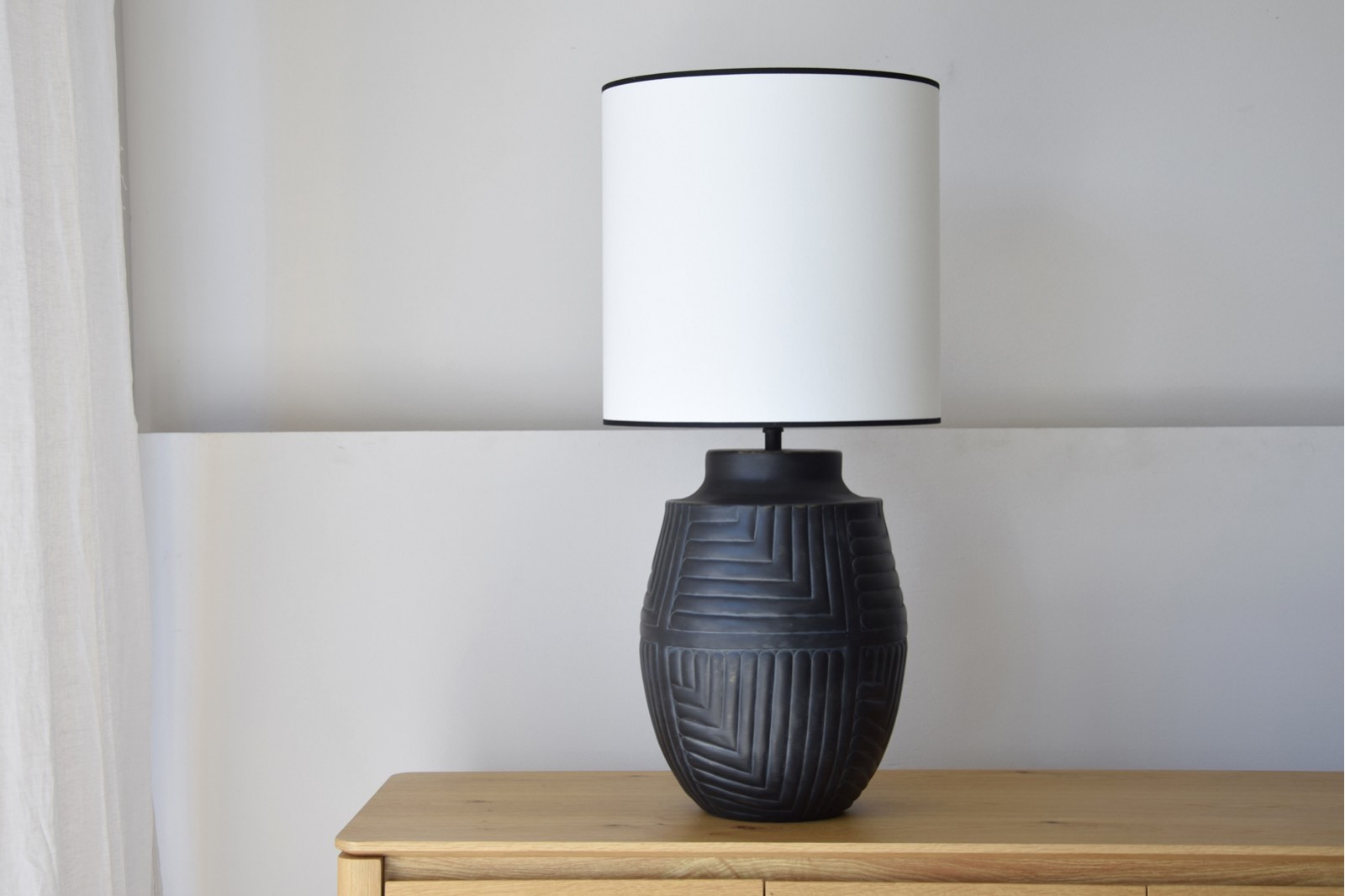 METAL TABLE LAMP N7 WITH SHADE