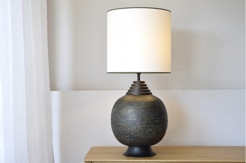 METAL TABLE LAMP N9 WITH SHADE