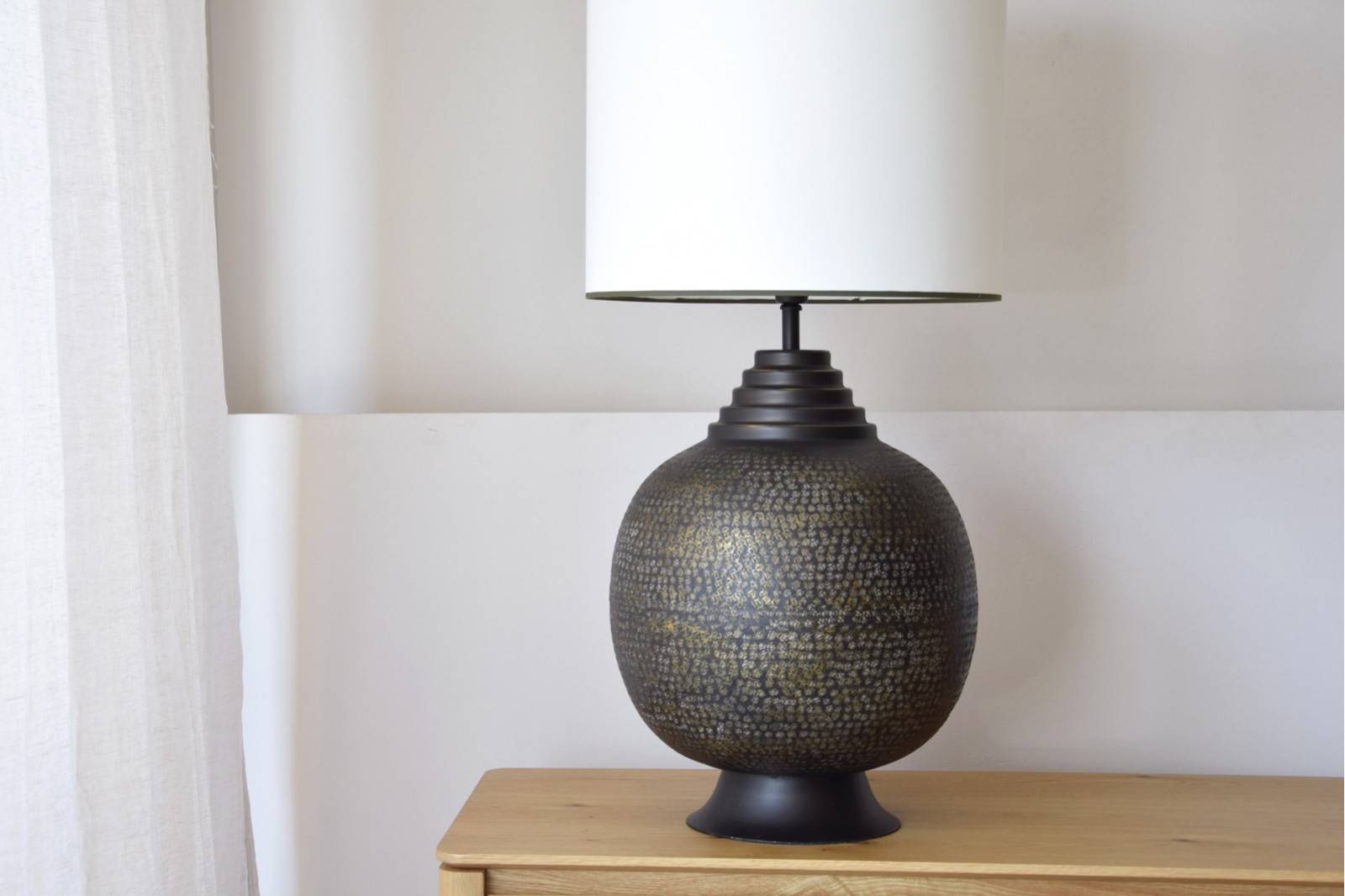 METAL TABLE LAMP N9 WITH SHADE
