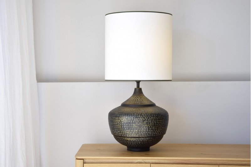 METAL TABLE LAMP N1 WITH SHADE