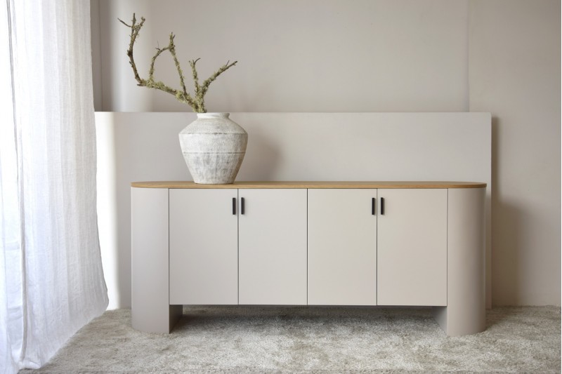 TEA COLECTION.SIDEBOARD SAND GREY AND OAK