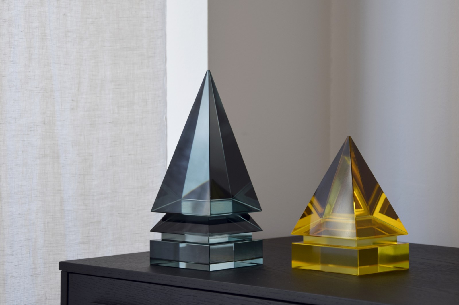 COLLECTION PYRAMIDE : CRISTAL JAUNE VERT