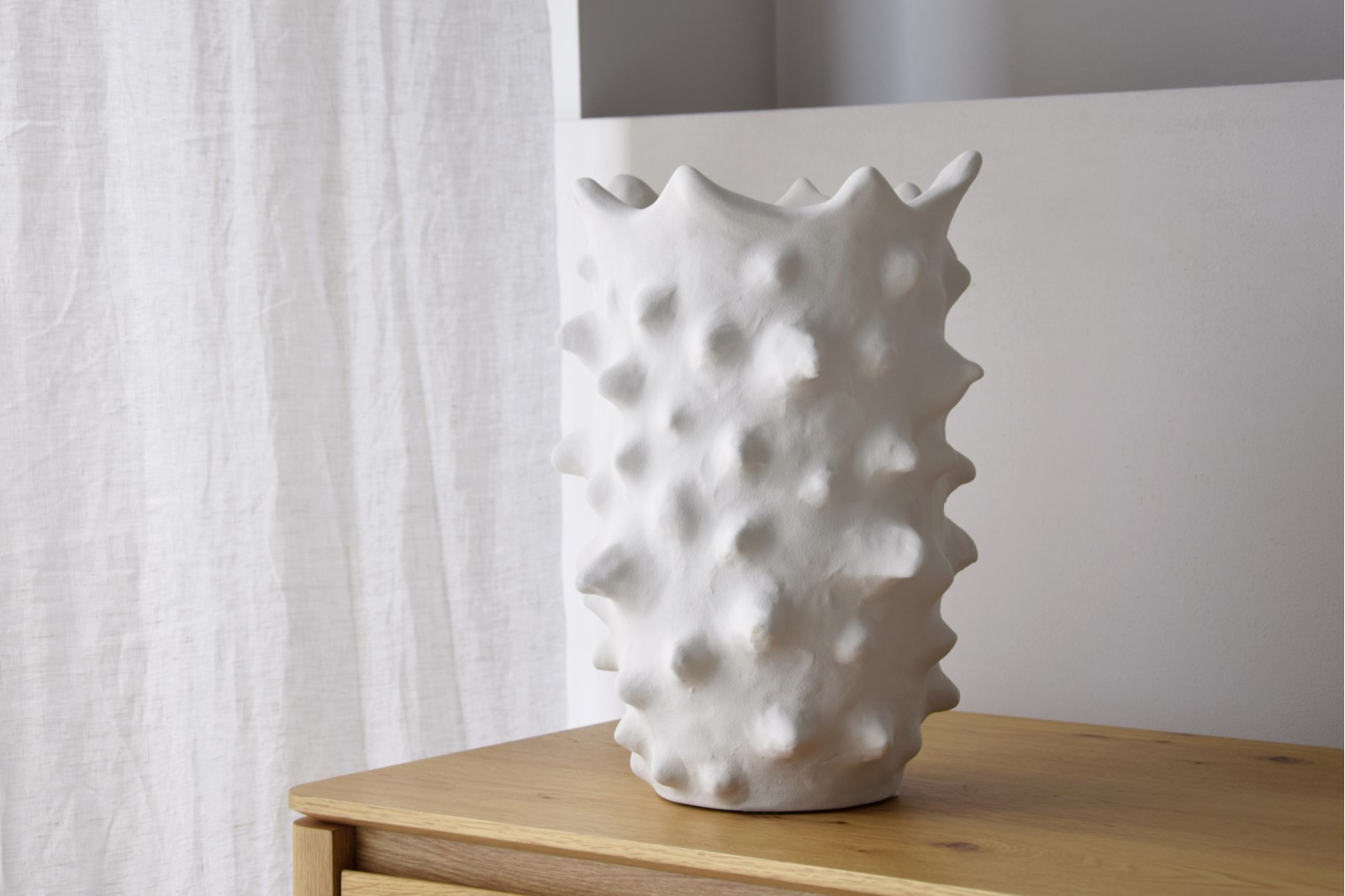 COLLECTION SOLEIL BLANC : VASES EN CÉRAMIQUE