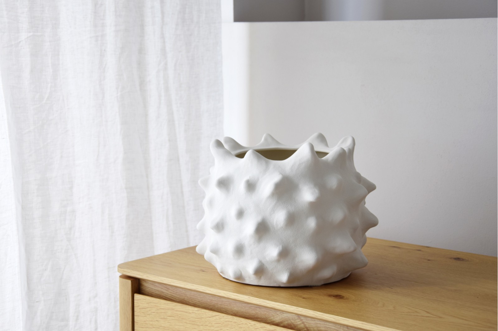 COLLECTION SOLEIL BLANC : VASES EN CÉRAMIQUE