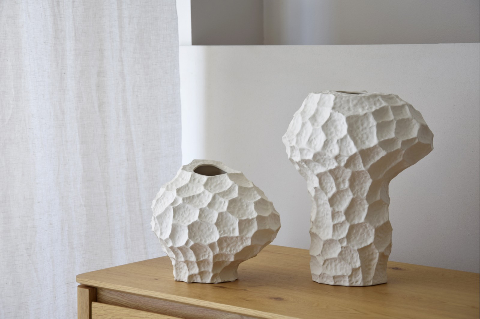 COLLECTION LUNE: VASES EN CÉRAMIQUE