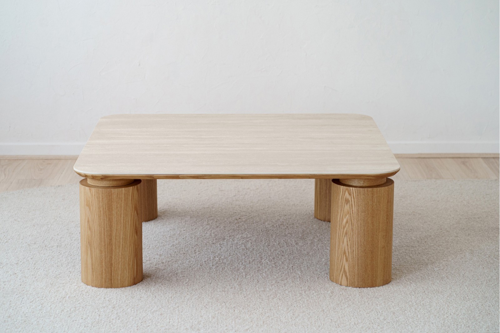 COFFEE TABLE LINE. CERAMIC TOP AND ASH