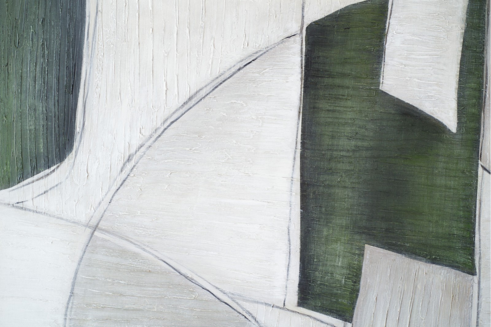 PAINTING ABSTRACTION IN GREEN AND GRAY N2