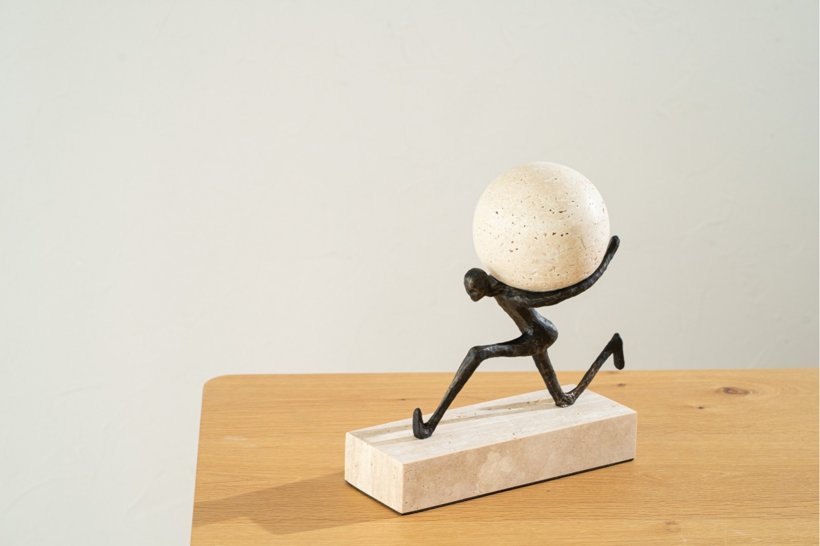 RUNNING COLLECTION: METAL AND MARBLE SCULPTURES