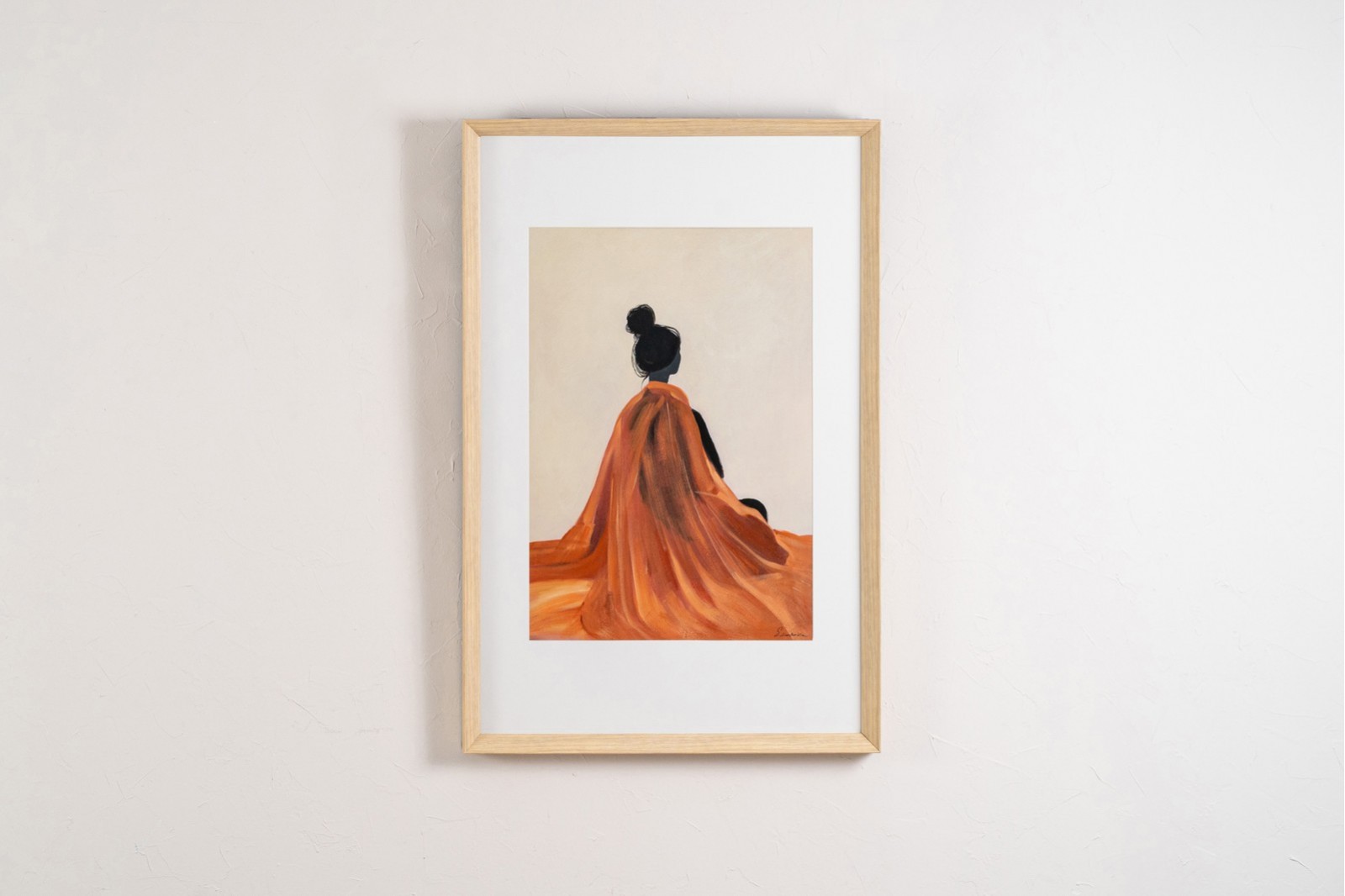 TABLEAU FEMME EST. VERRE. N1
