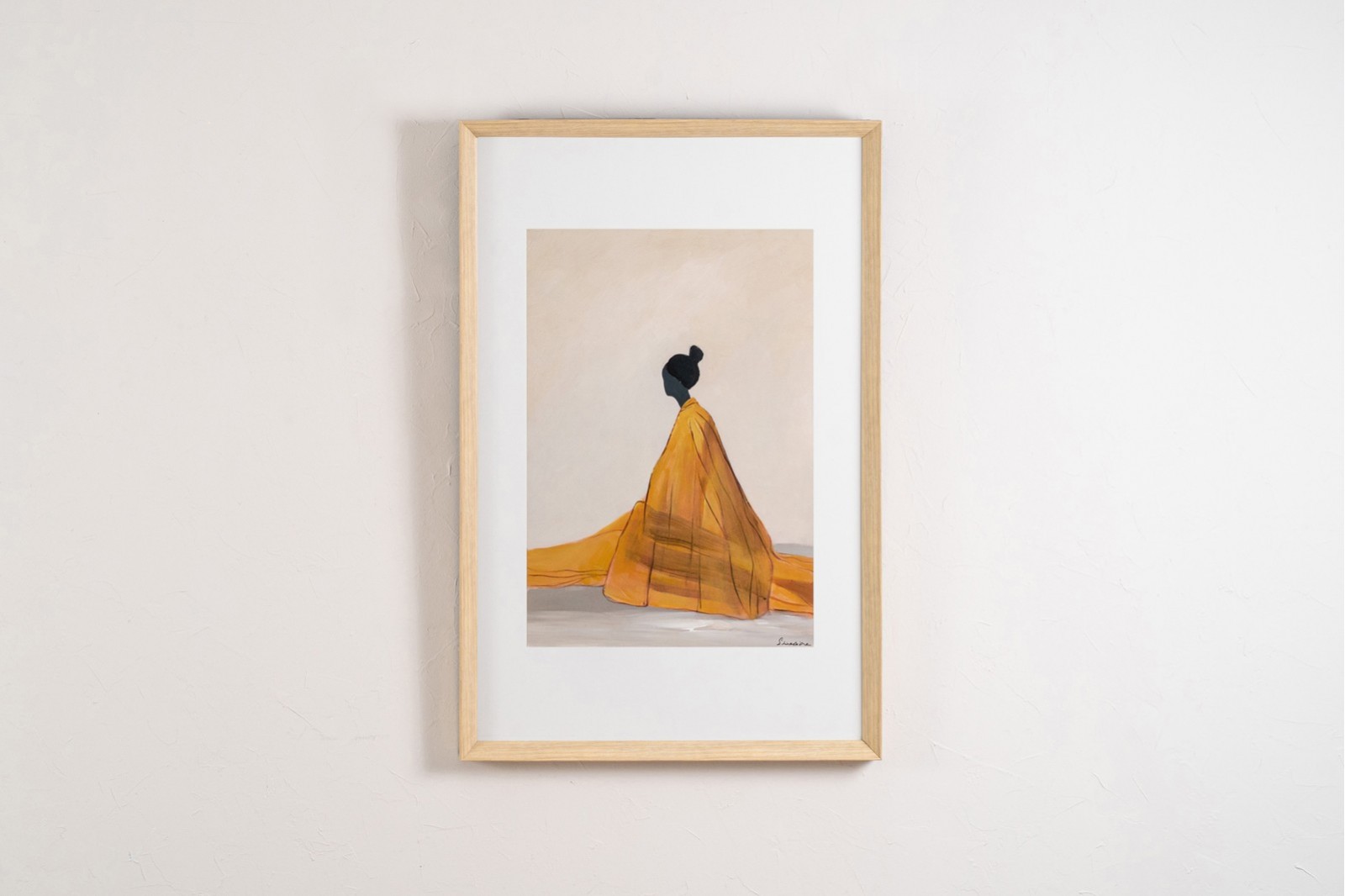 TABLEAU FEMME EST. VERRE. N2