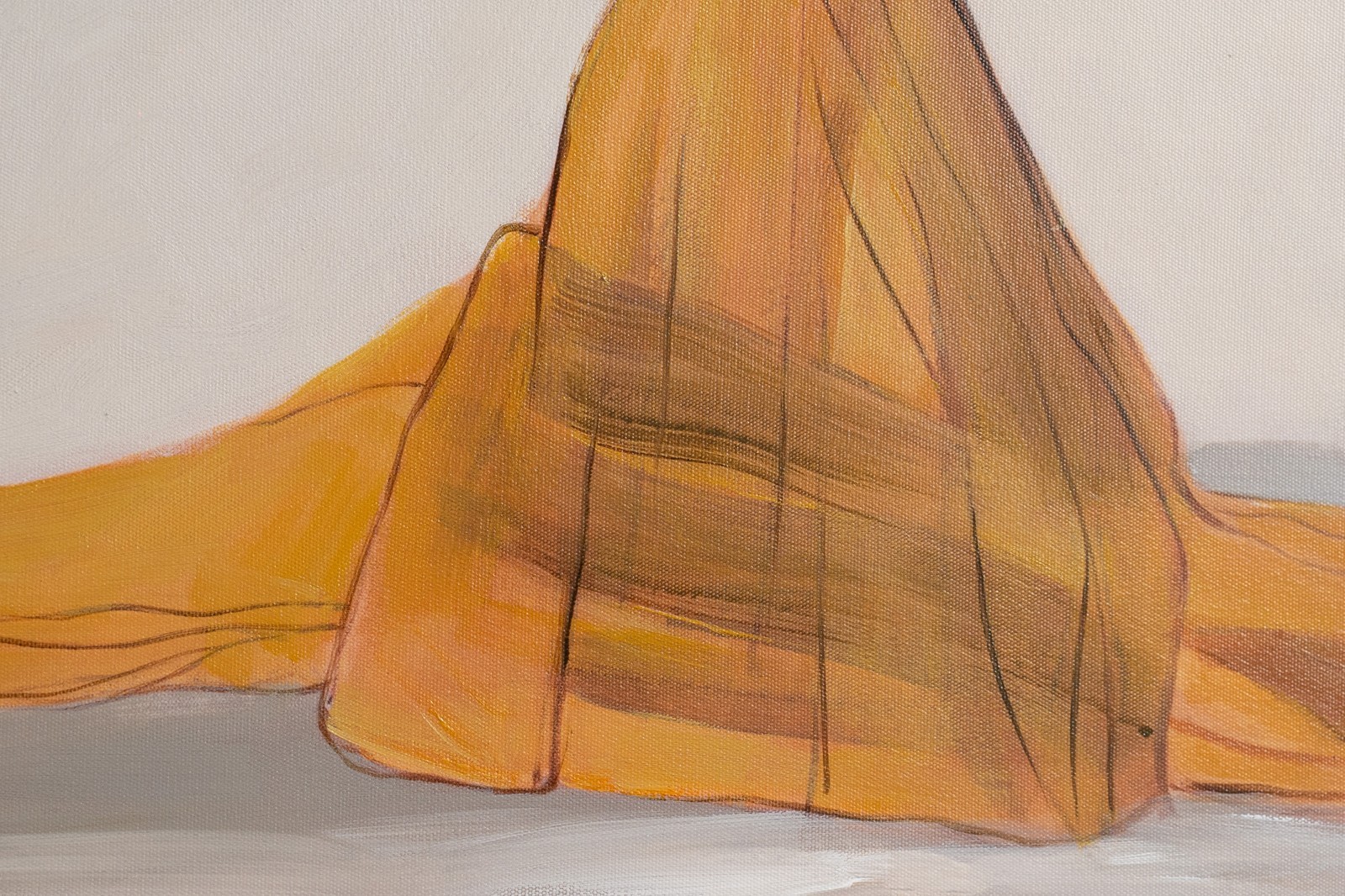 PAINTING WOMAN EAST. GLASS. N2