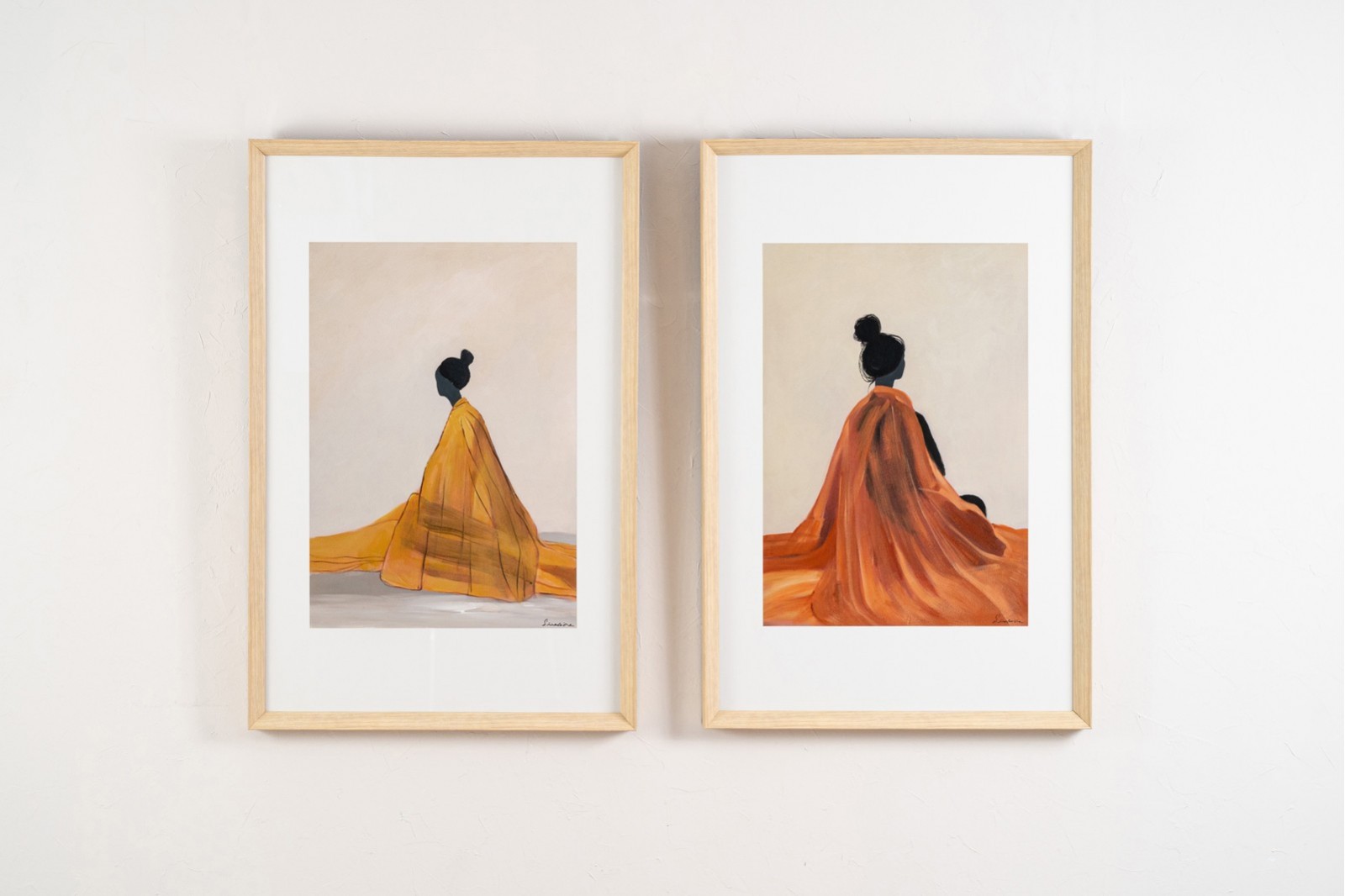 TABLEAU FEMME EST. VERRE. N2