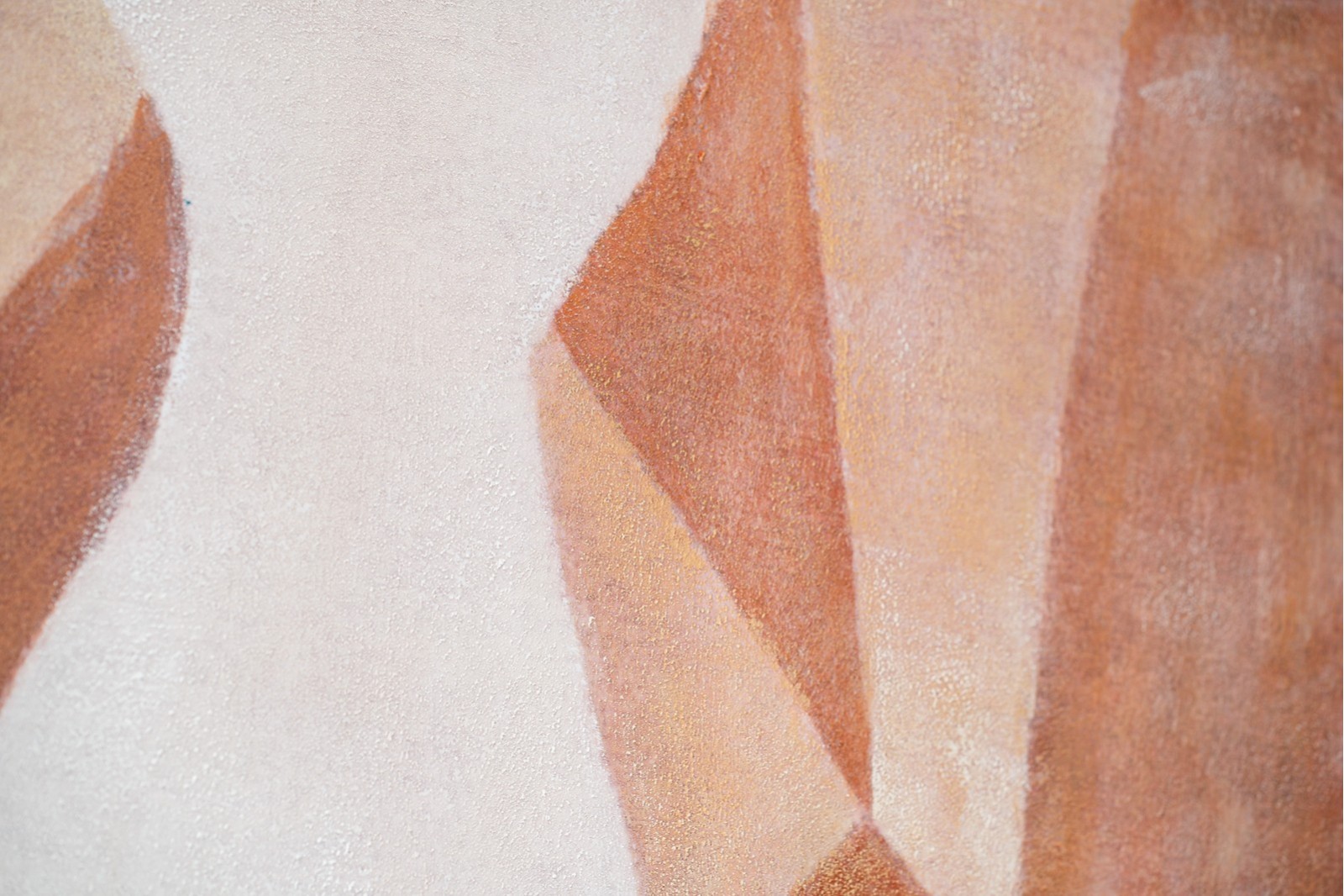 TABLEAU ABSTRAIT OMBRES EN OCRE N2