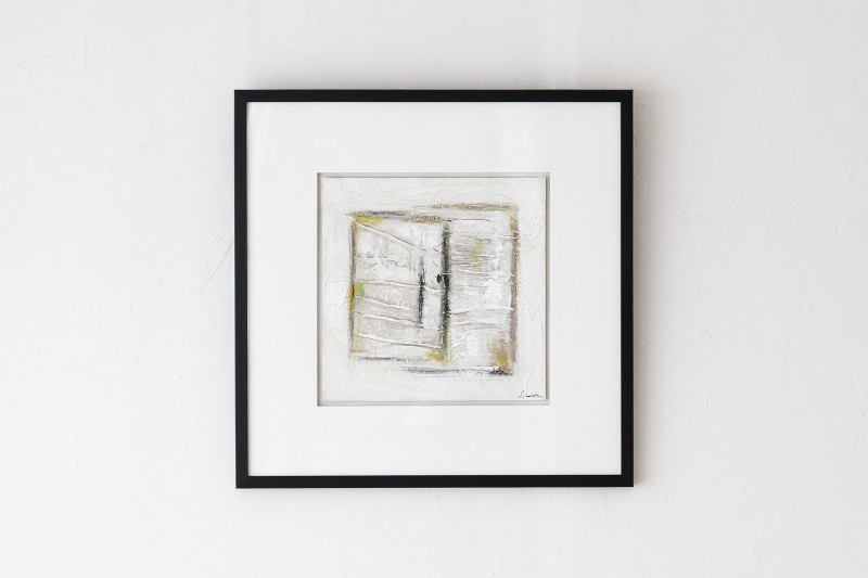 PEINTURE ABSTRAITE SUR LIN N2