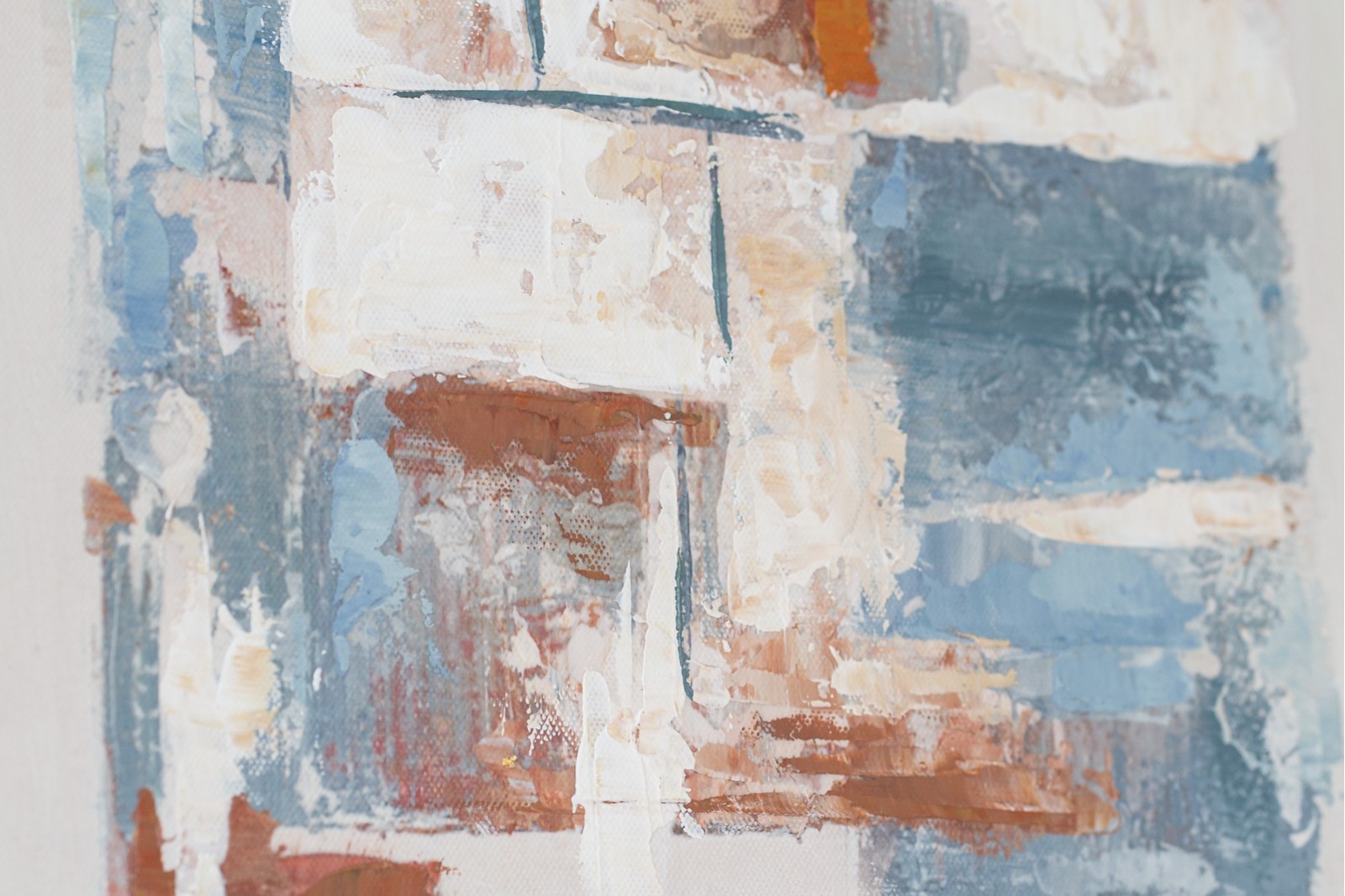 ABSTRACT PAINTING WATER AND EARTH N1