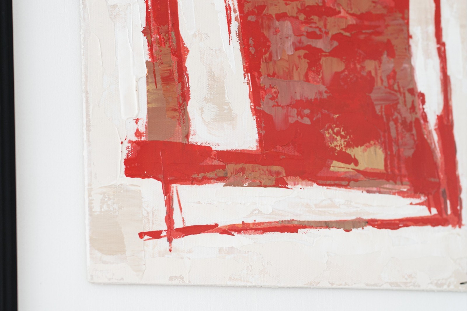 TABLEAU ABSTRAIT ROUGE