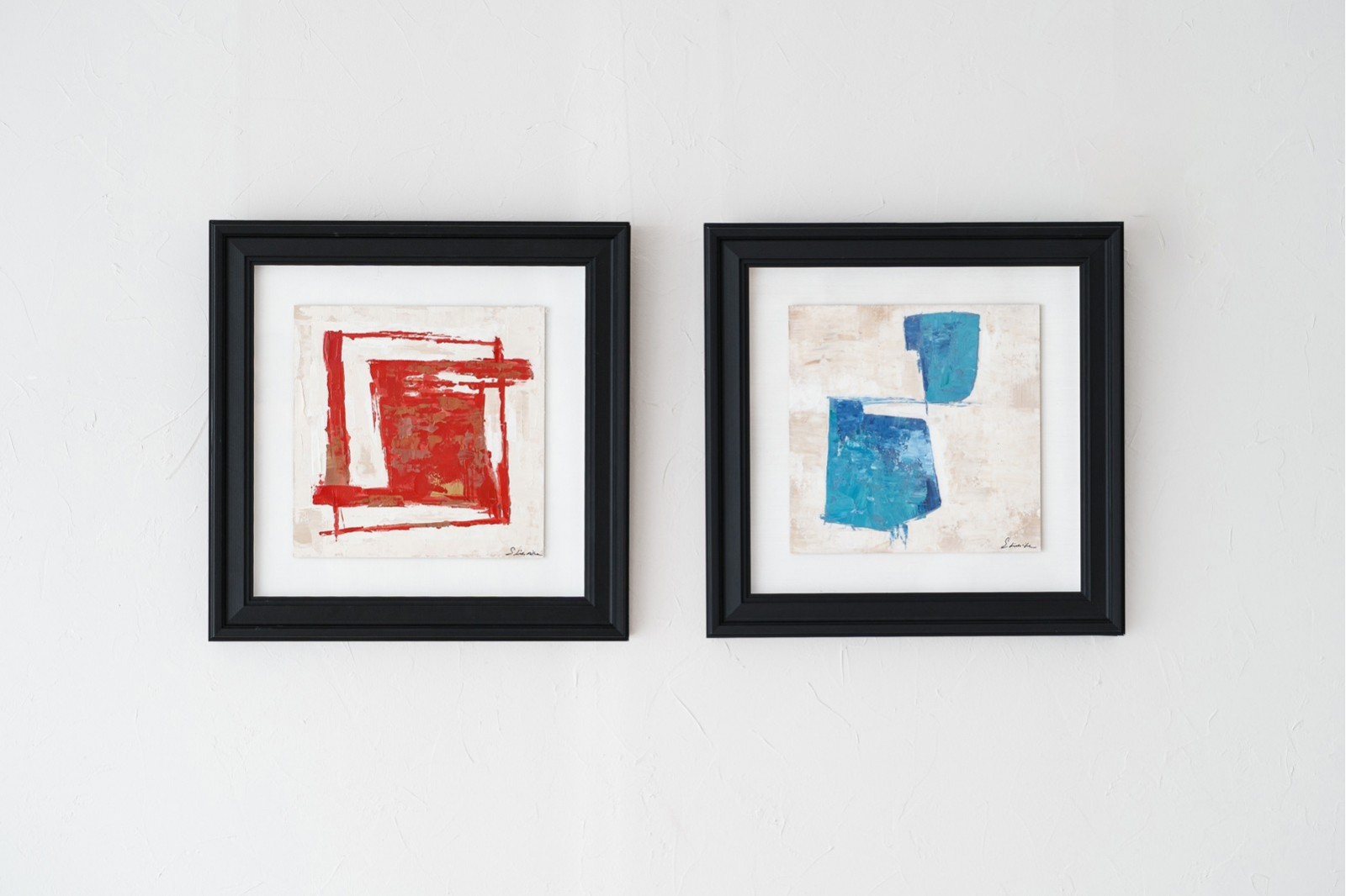 TABLEAU ABSTRAIT ROUGE