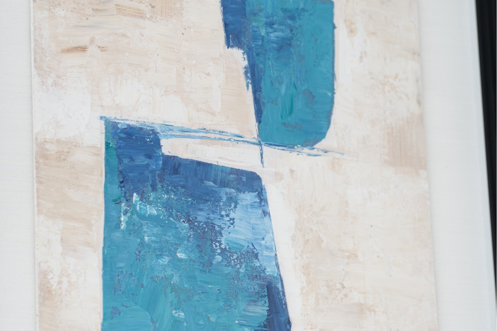 TABLEAU ABSTRAIT BLEU
