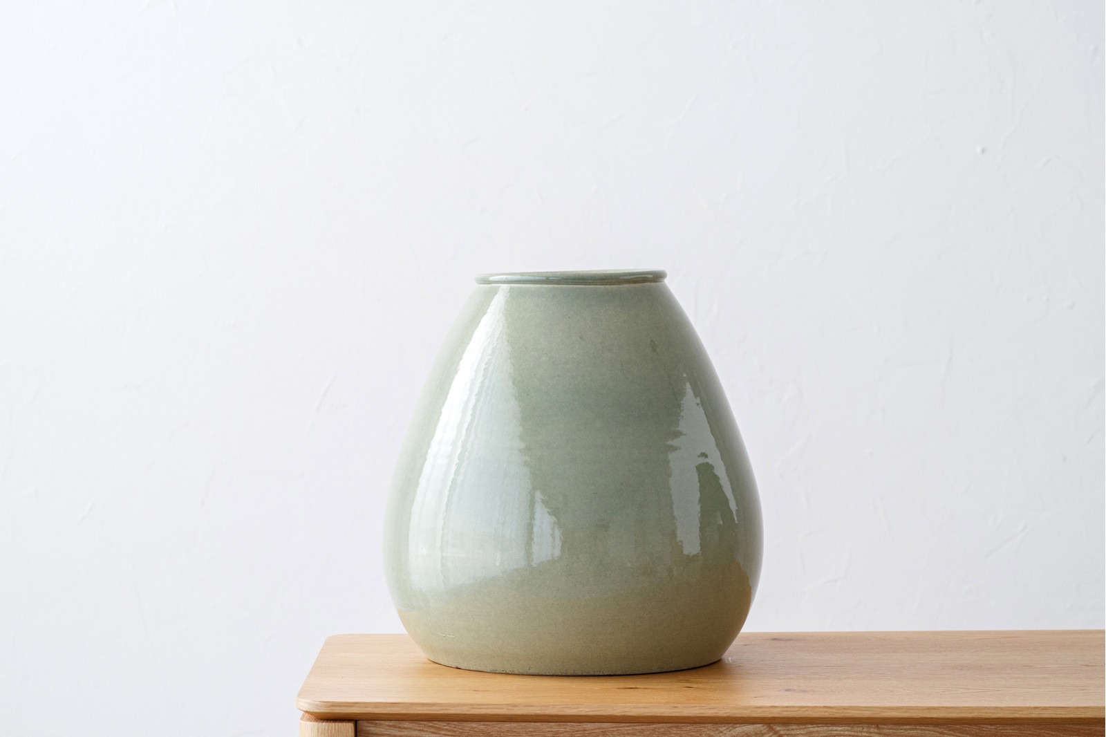 COLLECTION CIAN : VASES EN CÉRAMIQUE VERT D'EAU
