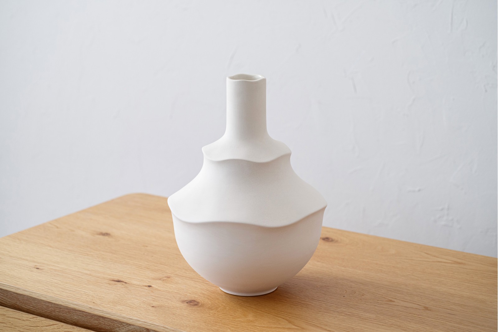 COLECCIÓN ALÉN: JARRONES CERÁMICA BLANCO