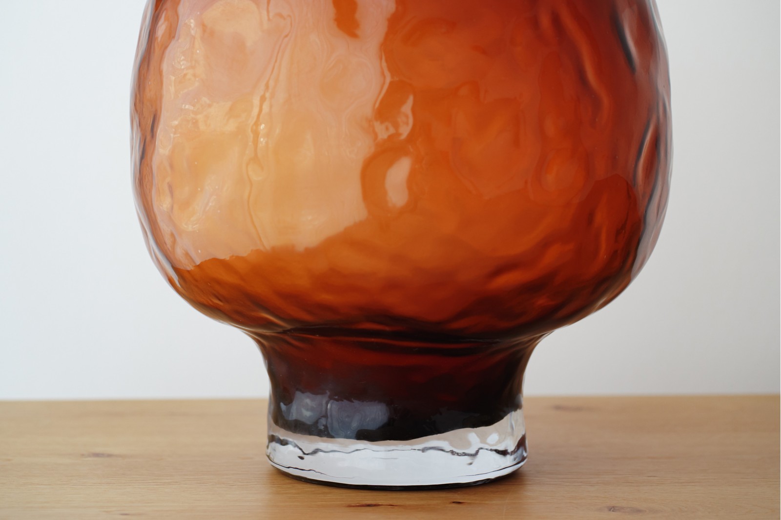 SALETA COLLECTION: AMBER GREY GLASS VASES