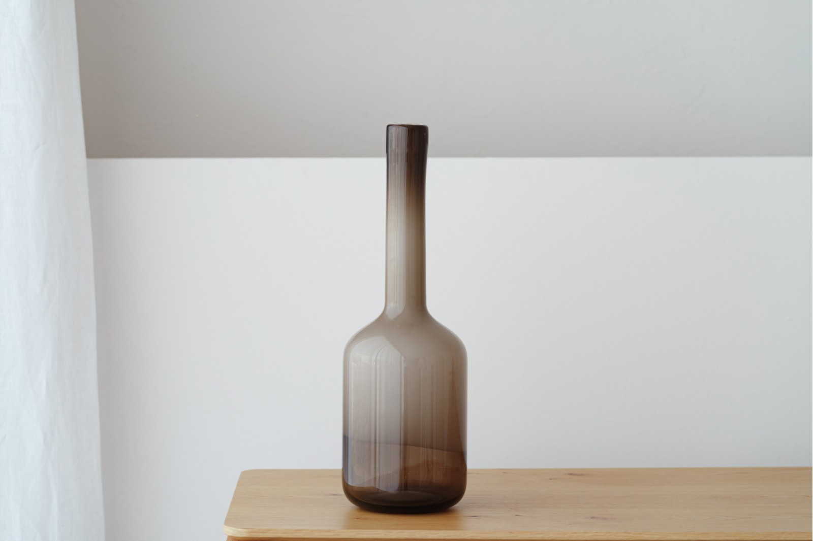 XELA COLLECTION: GREY AMBER GLASS BOTTLES