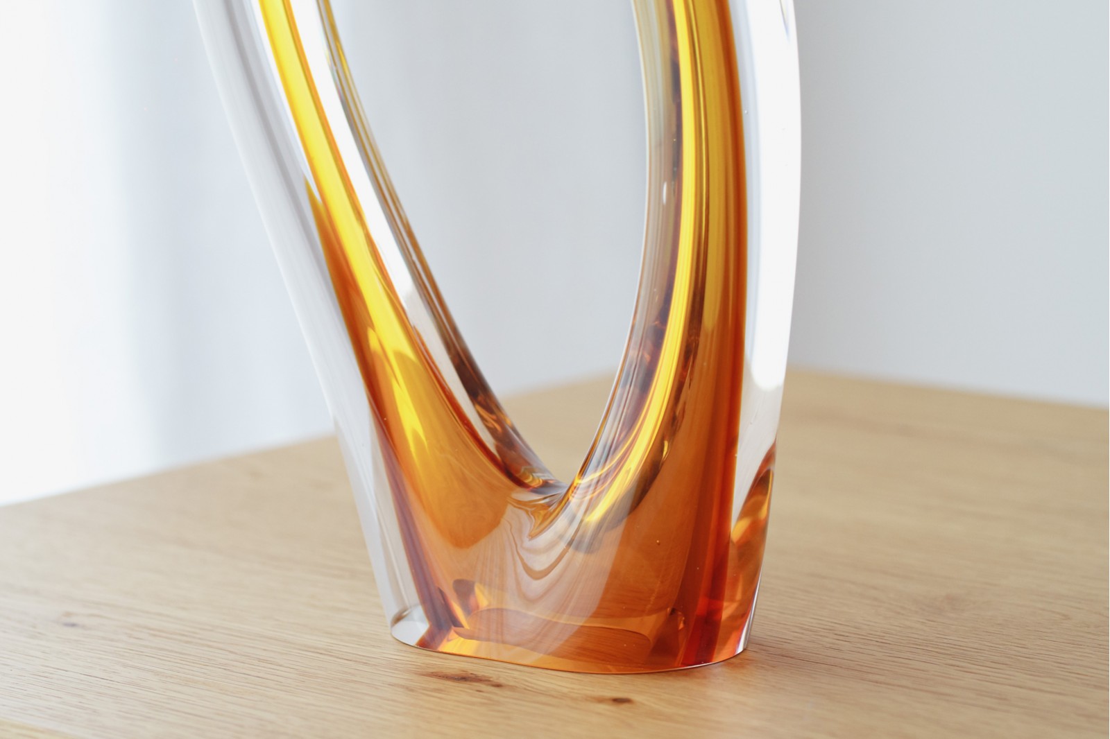 NAIA COLLECTION: OCHRE PINK GLASS SCULPTURES