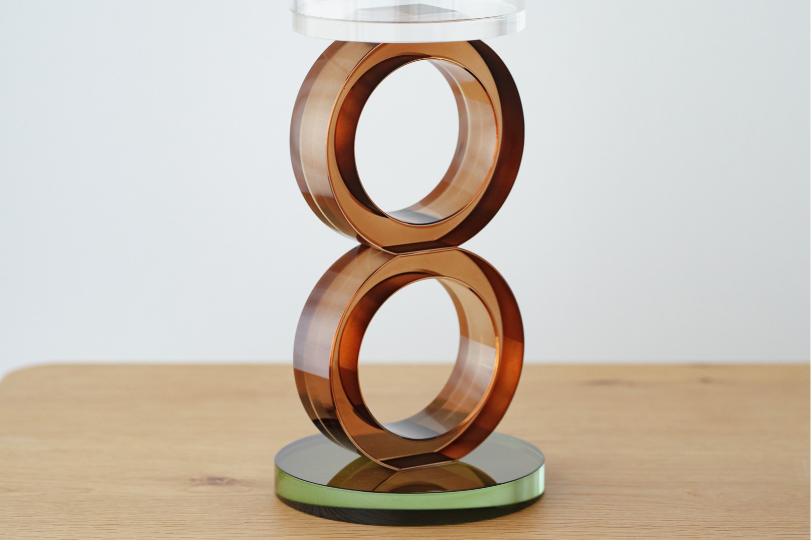 OURO COLLECTION: COLOURED CRYSTAL CANDLE HOLDERS