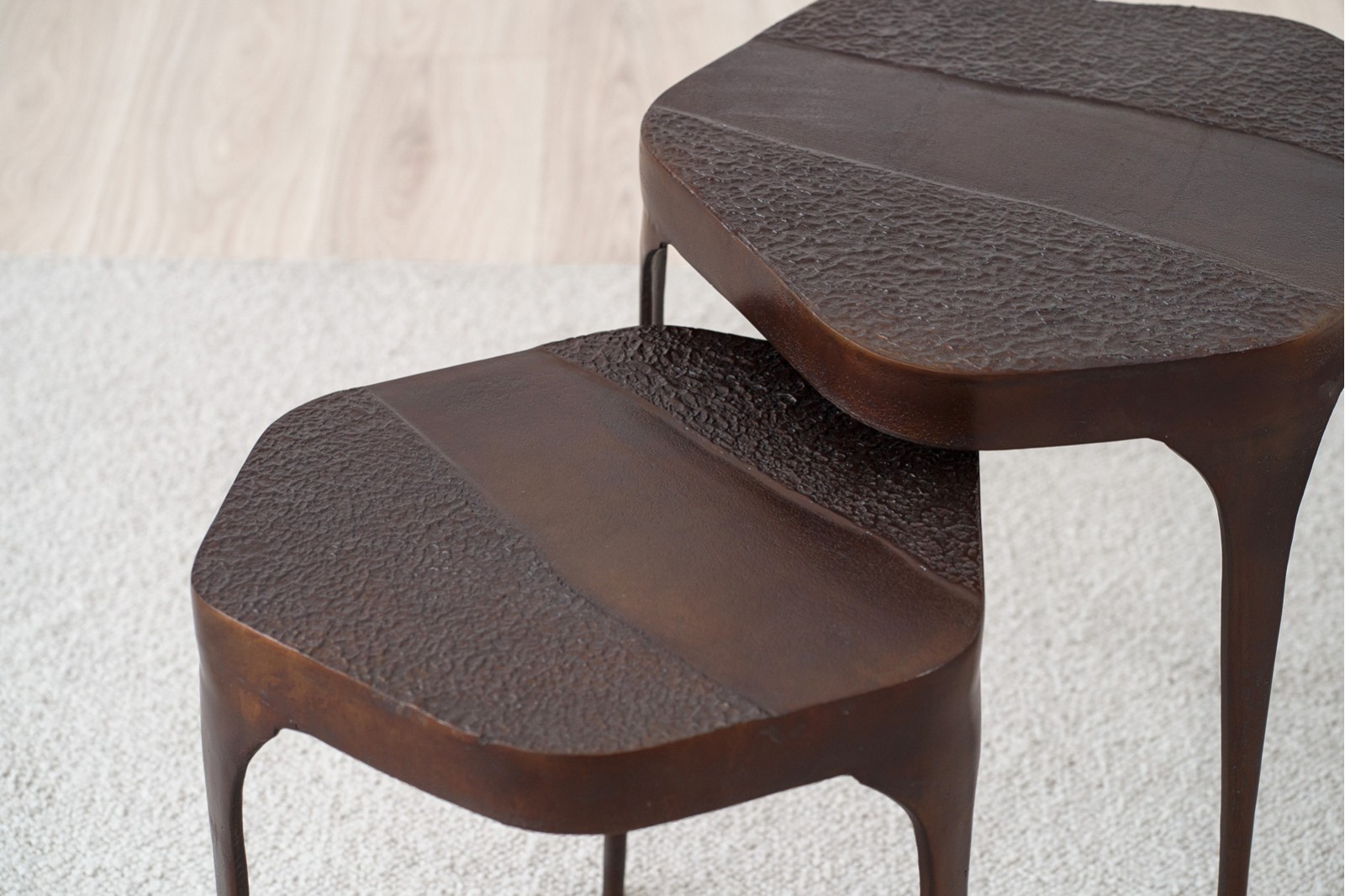 SET 2 SIDE TABLES. NAIN. OXIDE