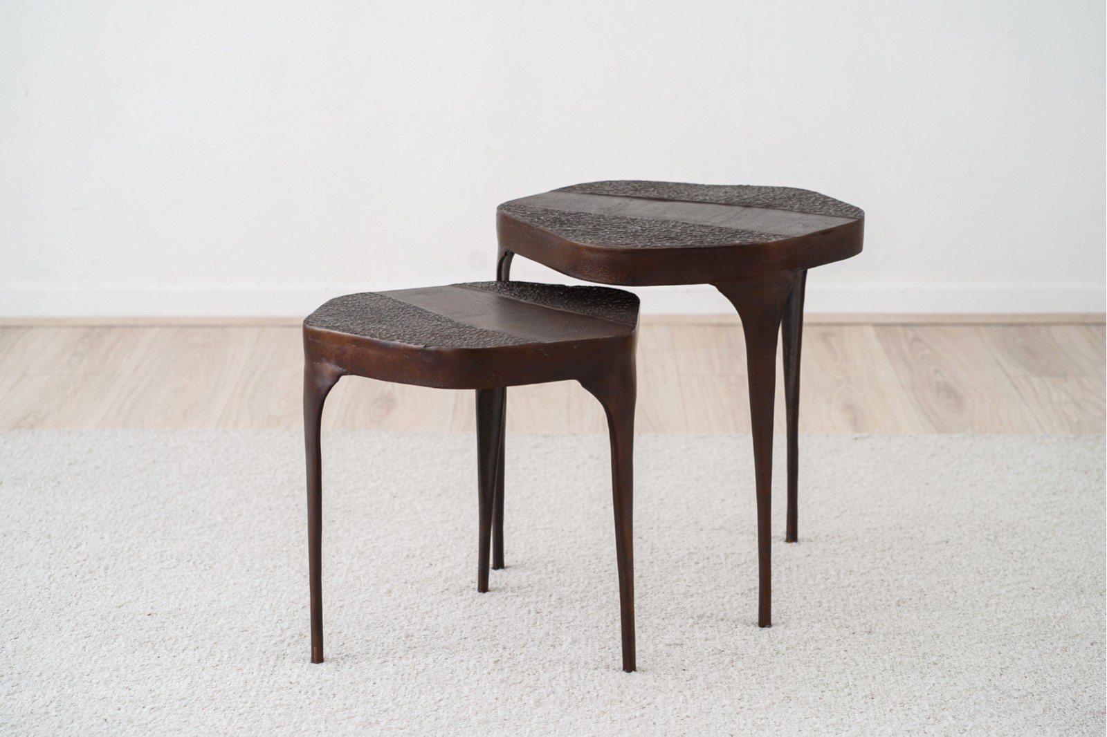 SET 2 SIDE TABLES. NAIN. OXIDE