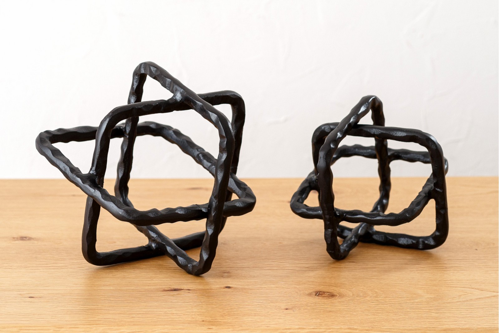 SET 2 ESCULTURAS METAL.CUERDA.BRONCE OSC
