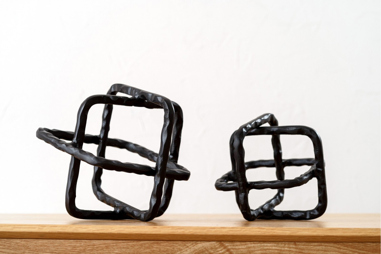 SET 2 ESCULTURAS METAL.CUERDA.BRONCE OSC