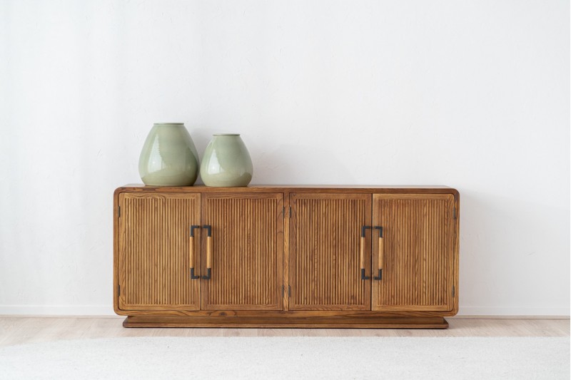 HEREA SIDEBOARD. ASH HONEY TONE