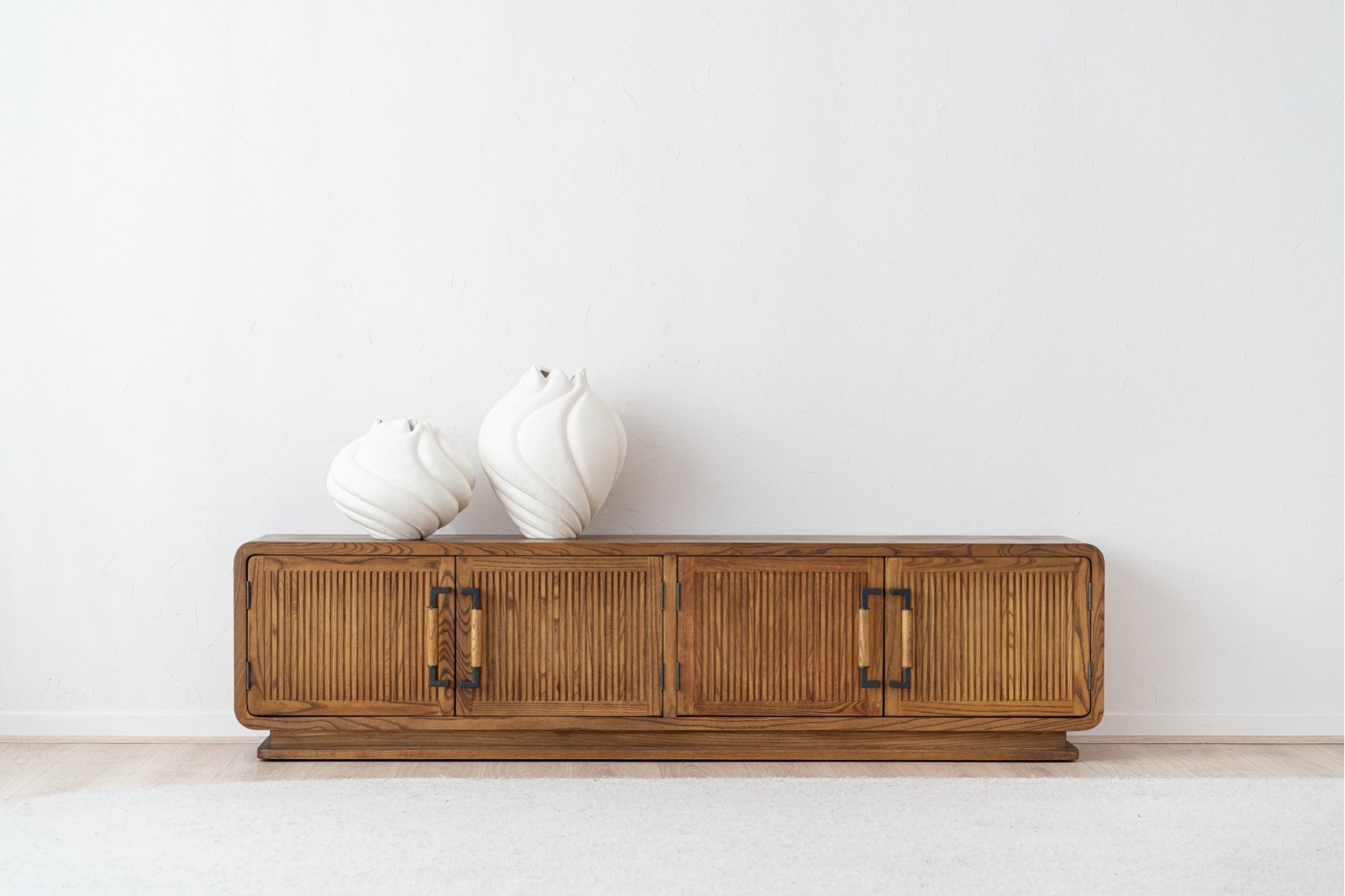 HEREA TV CABINET. ASH HONEY TONE