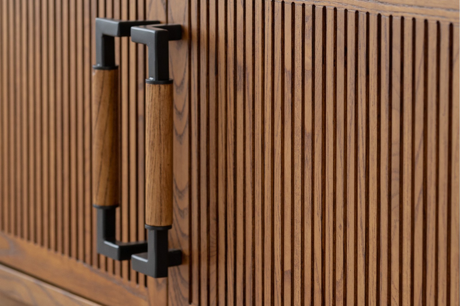HEREA TV CABINET. ASH HONEY TONE