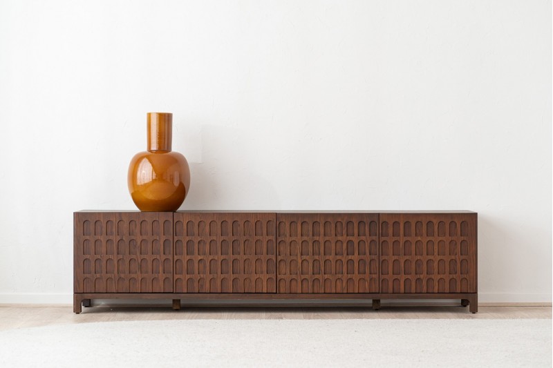 TV CABINET DARA. DARK OAK