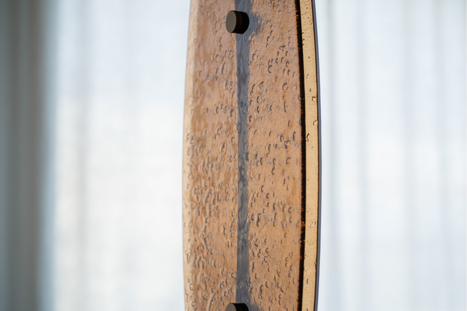 ESPEJO DE PARED CON VIDRIO AMBAR