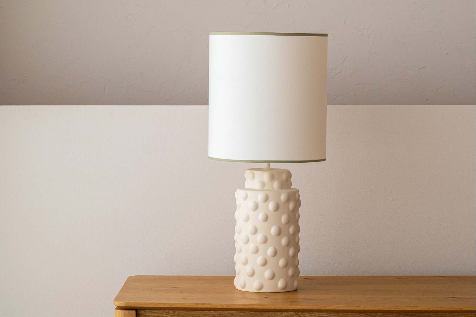 LAMPARA CERAMICA NOELA. BLANCO MATE
