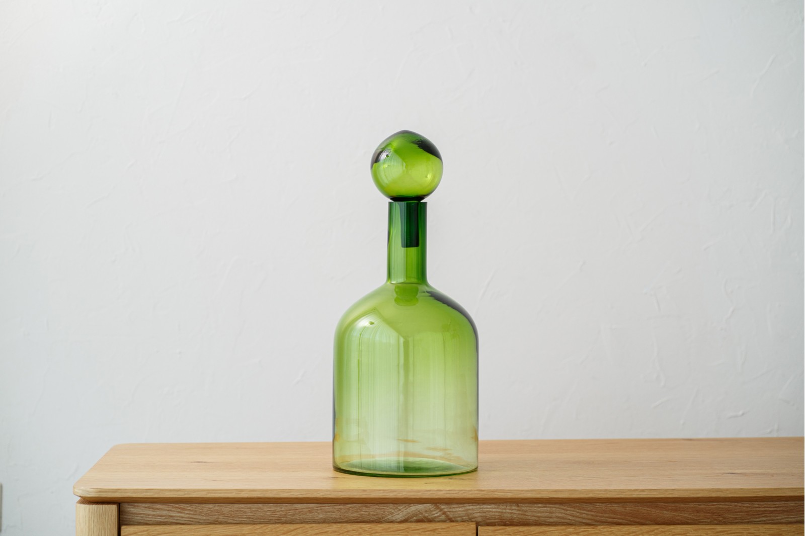 NEME COLLECTION: AMBER AND GREEN GLASS BOTTLES