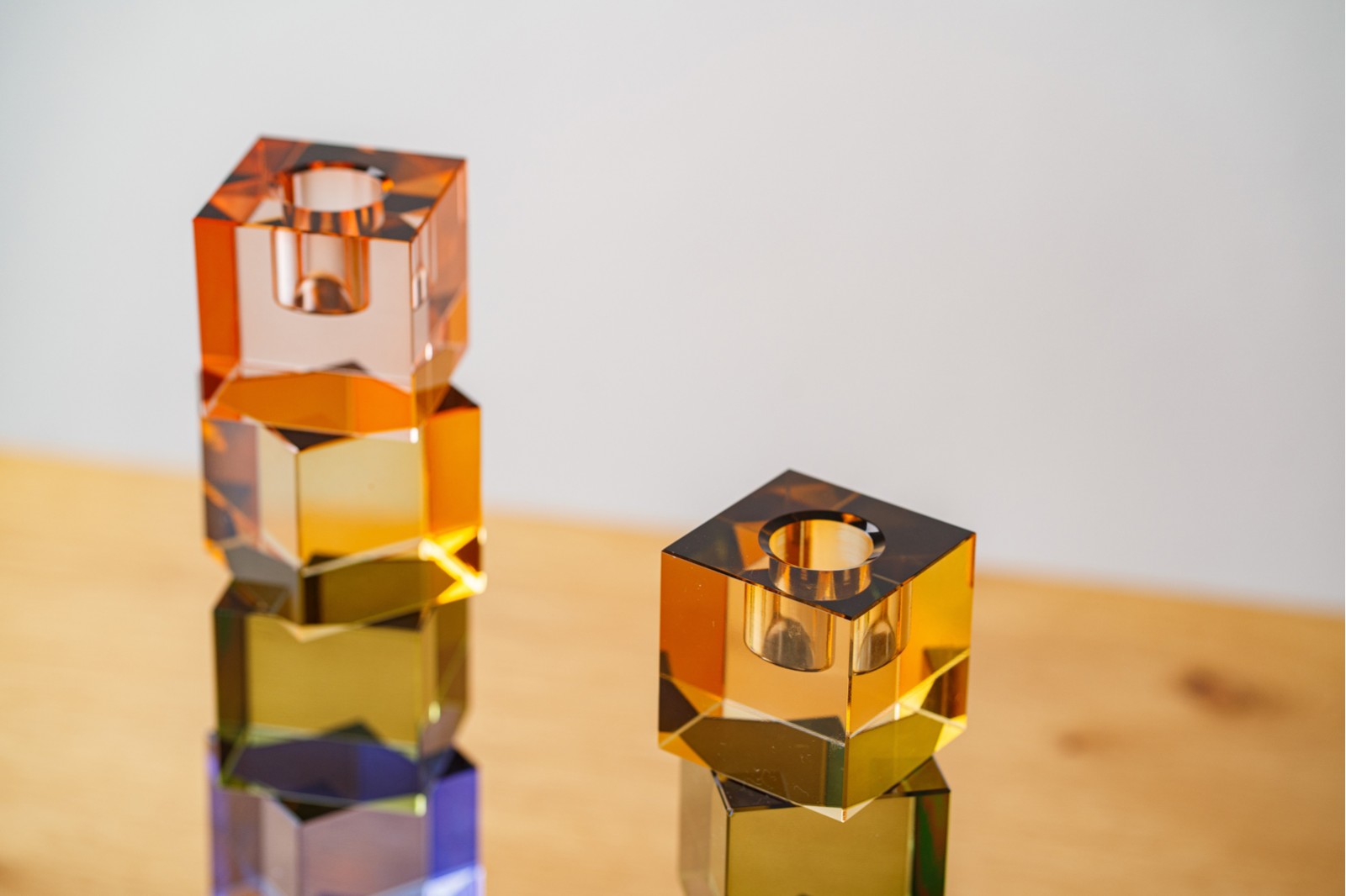 COLLECTION ELTA : CHANDELIERS EN CRISTAL LIMA ET VERT