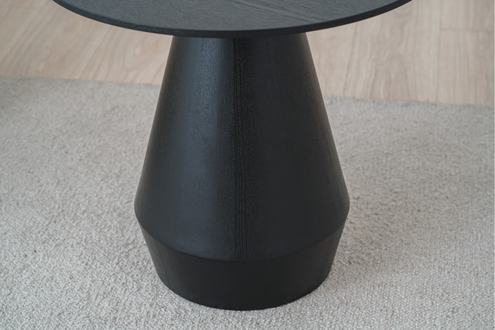 SIDE TABLE. BLACK ASH