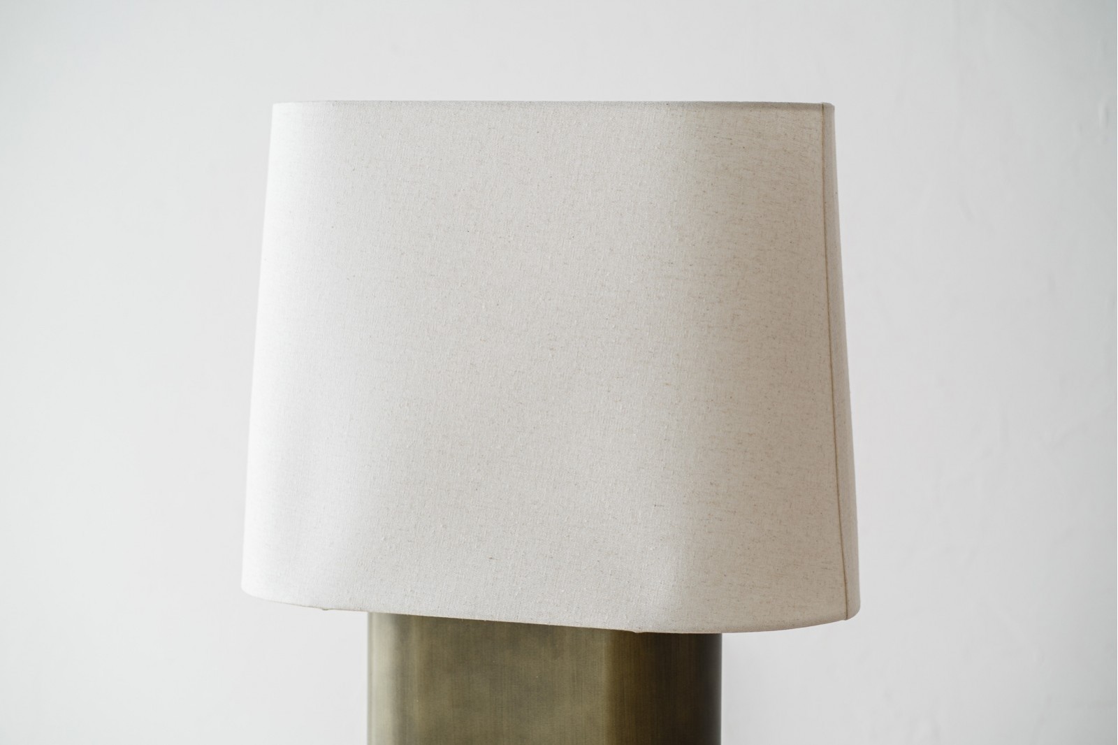 LAMPE DE TABLE XES. METAL. ABAT-JOUR EN TISSU