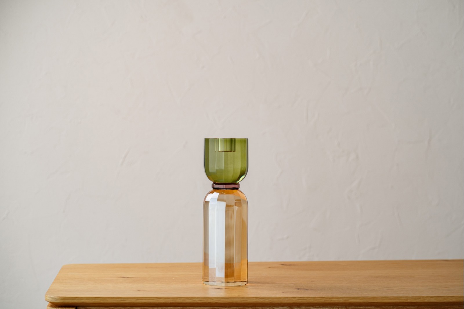 CANDELABRO CLEA CHAMPAGNE,BURDEOS,VERDE