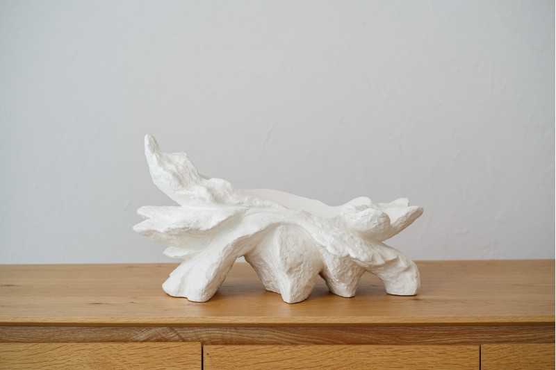 CENTRO CERAMICA OLAS. BLANCO MATE