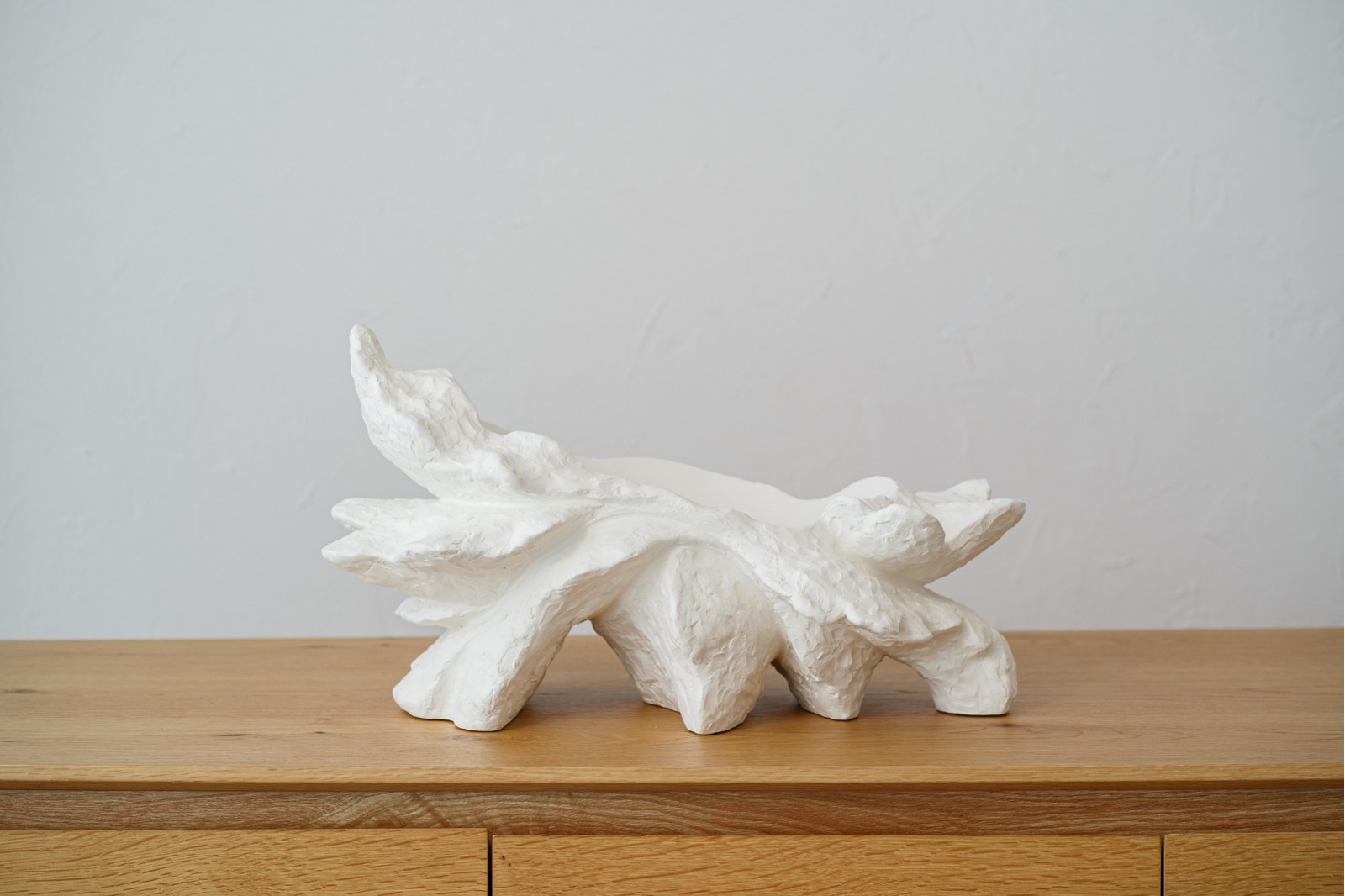 CENTRO CERAMICA OLAS. BLANCO MATE