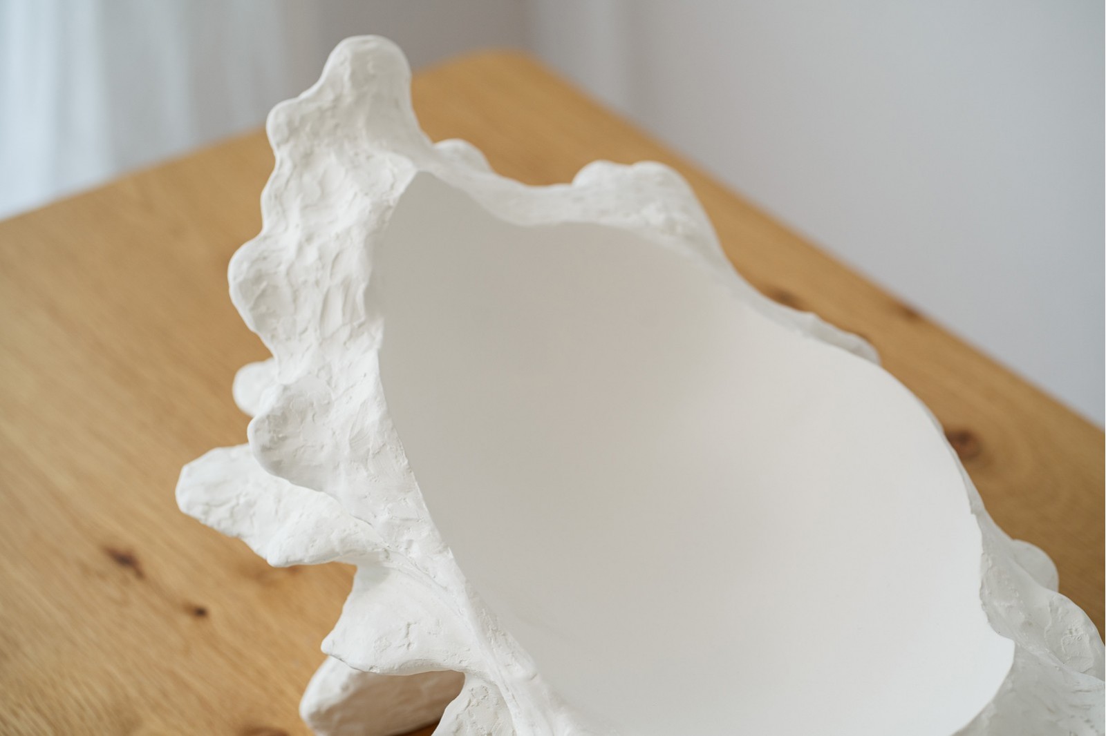 CENTRO CERAMICA OLAS. BLANCO MATE