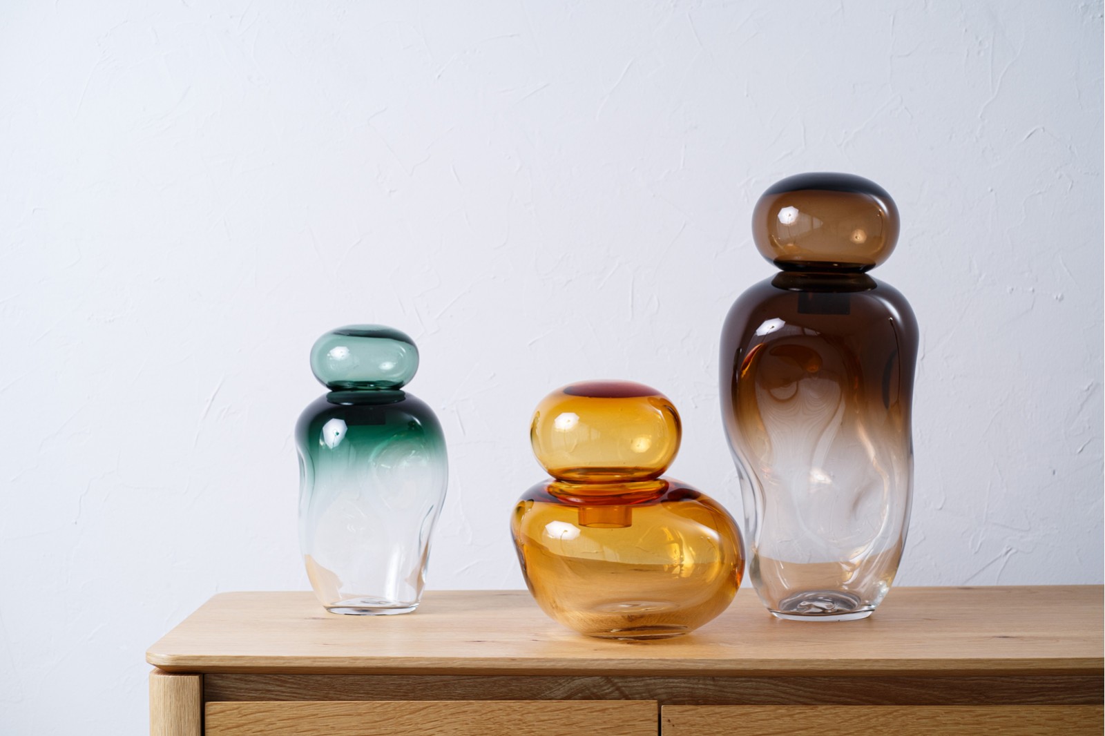 OMBA COLLECTION: COLORED GLASS BOTTLES