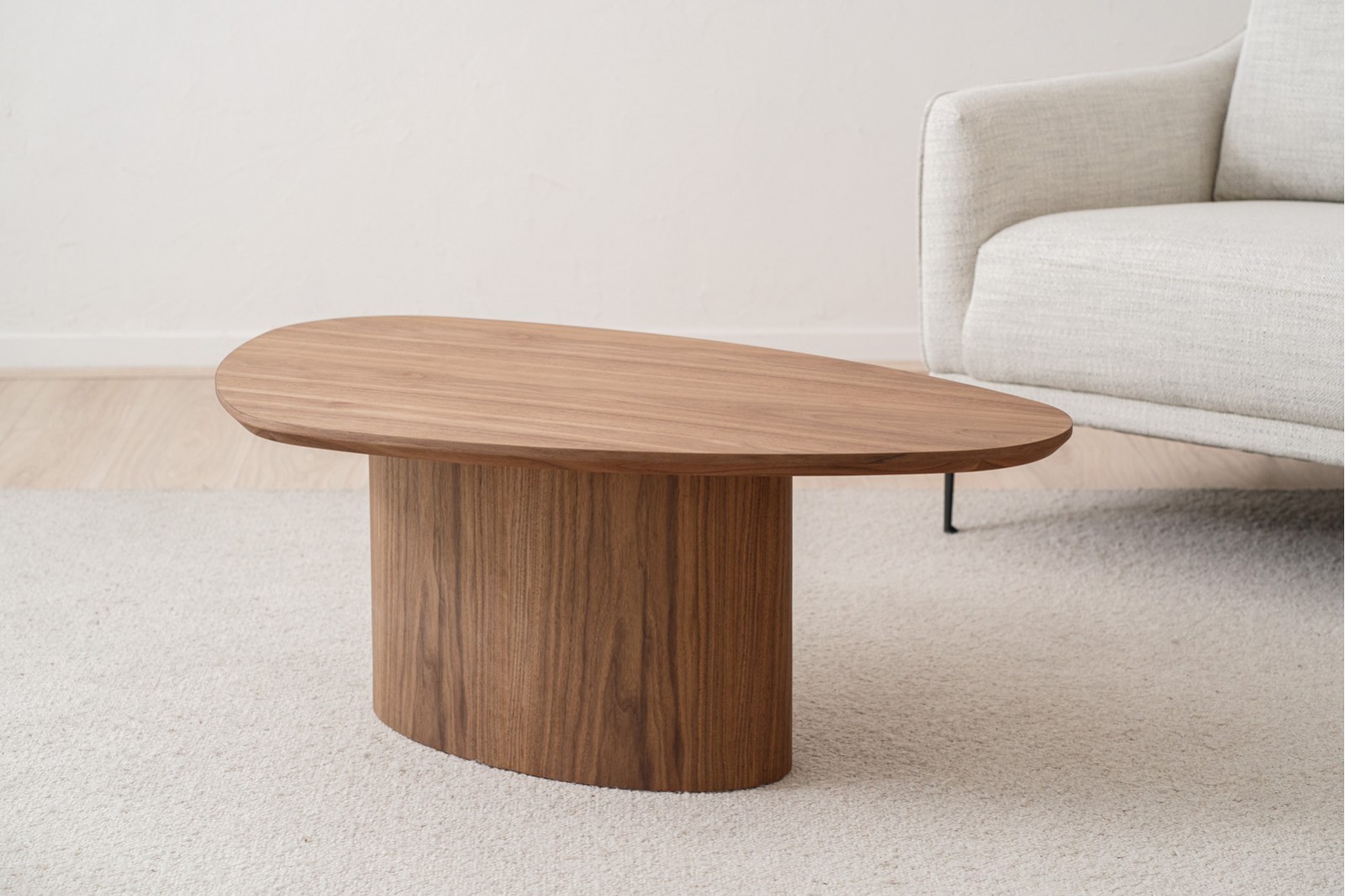 NATURAL WALNUT CENTRE TABLE